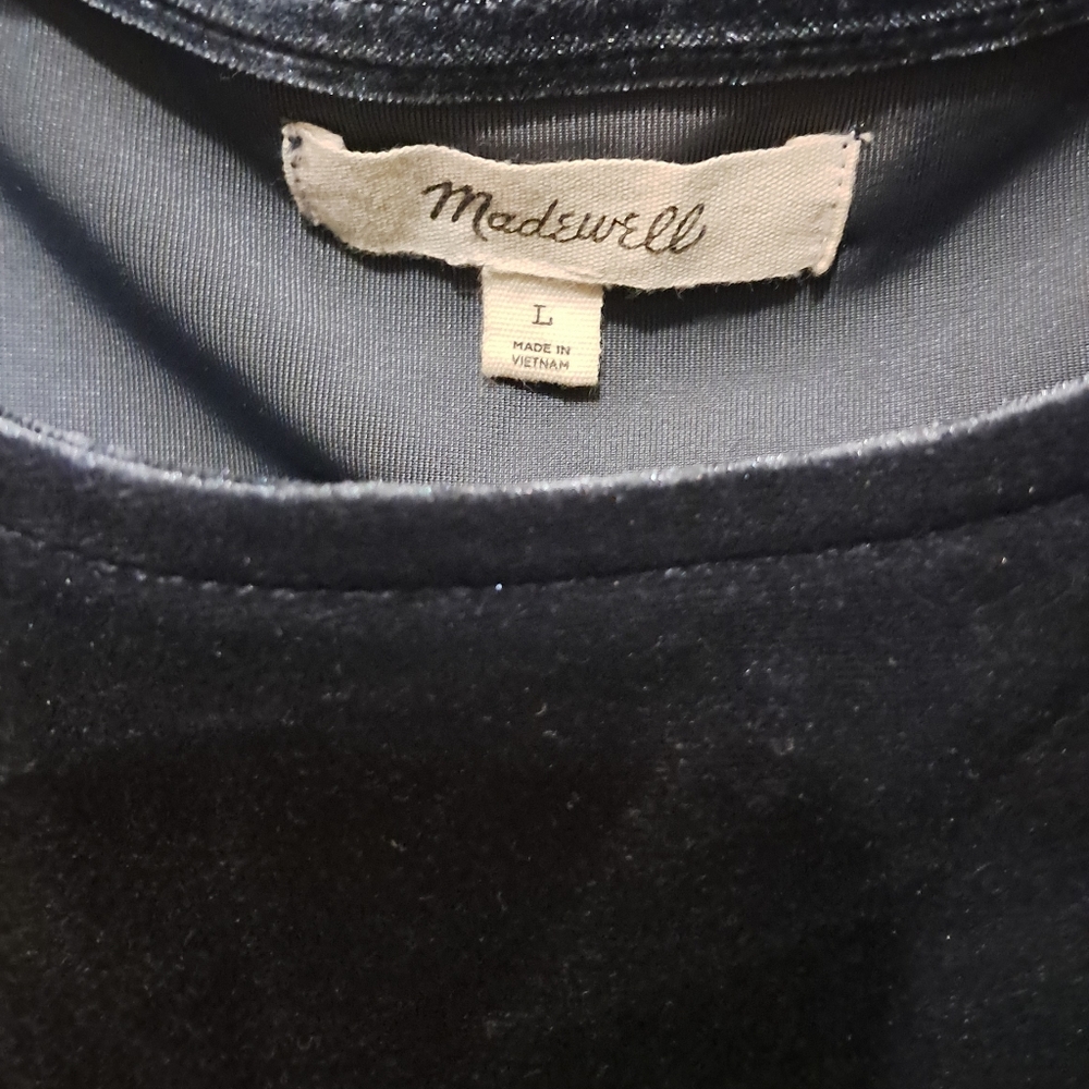 Madewell Velvet Butterfly Top